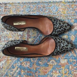Halogen size 8 cheetah blue print